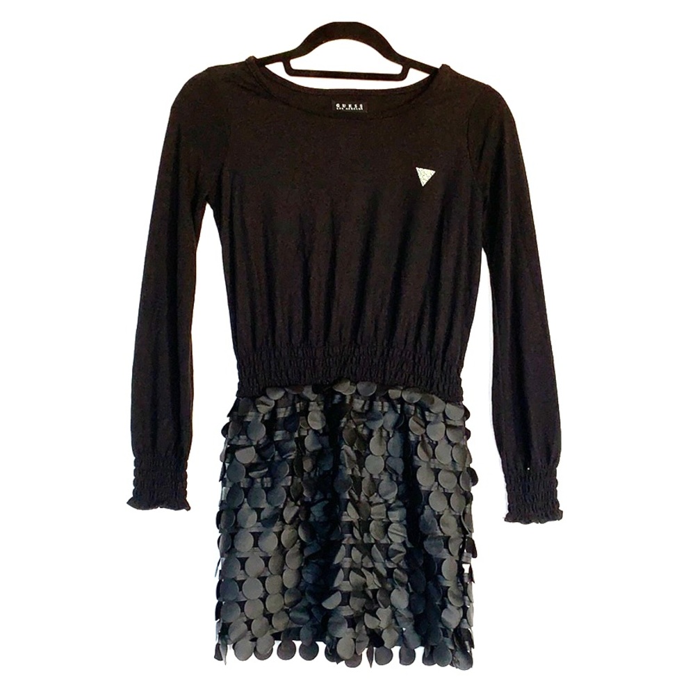 Guess Girls 10-12 Size Medium Dress Black